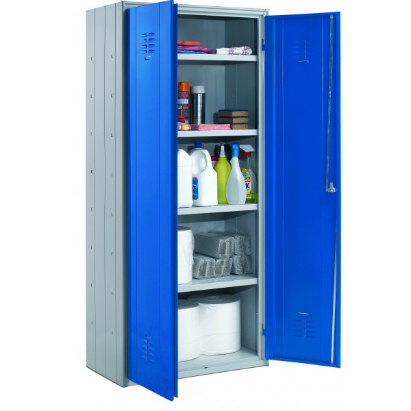 Armadio metallo multiuso 100x40x180 4 ripiani IGO-FS/H100M1801A