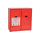 Armadio metallo basso porta DPI rosso 80x40x80h cm IGO-FSM/Y080M0801A