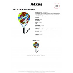 Racchetta Padel Thunder Beginners IGO-ZS-RTHUNDER BEGI