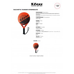 Racchetta Padel Thunder Intermdiate IGO-ZS-RTHUNDER INTE