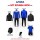 Kit abbigliamento LEGEA LGE-KIT63 allenamento-ufficiale 7 pz blu-nero junior