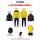 Kit abbigliamento LEGEA LGE-KIT04 allenamento-ufficiale 7 pz giallo-nero senior