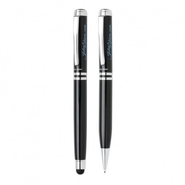 Set di penne Executive SWISS PEAK XND-P610430 con custodia in PU personalizzabile