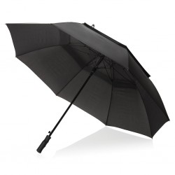 Ombrello SWISS PEAK Tornado XND-P850120 da 30 pollici 150 cm nero personalizzabile