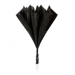 Ombrello reversibile automatico SWISS PEAK XND-P850161 nero personalizzabile 23 pollici