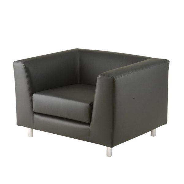 Divano poltrona imbottita QUAD 1 posto ignifugo certificato IGO-QD1 