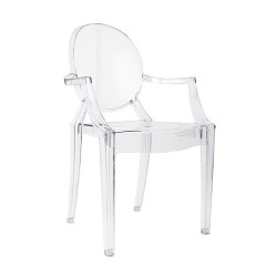 Sedia Empire policarbonato trasparente GRN-17811