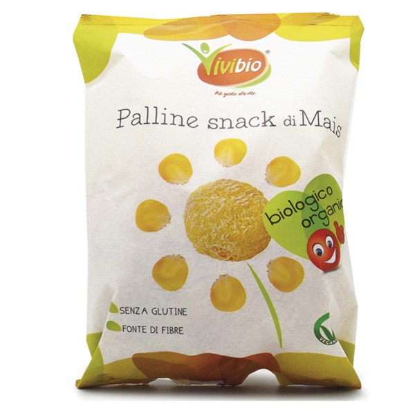 Palline snack di mais 40 gr Vivibio IGO-OD/0310571