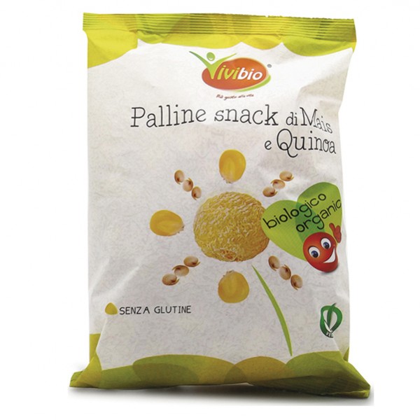 Palline snack di mais e quinoa 40 gr Vivibio IGO-OD/0310572
