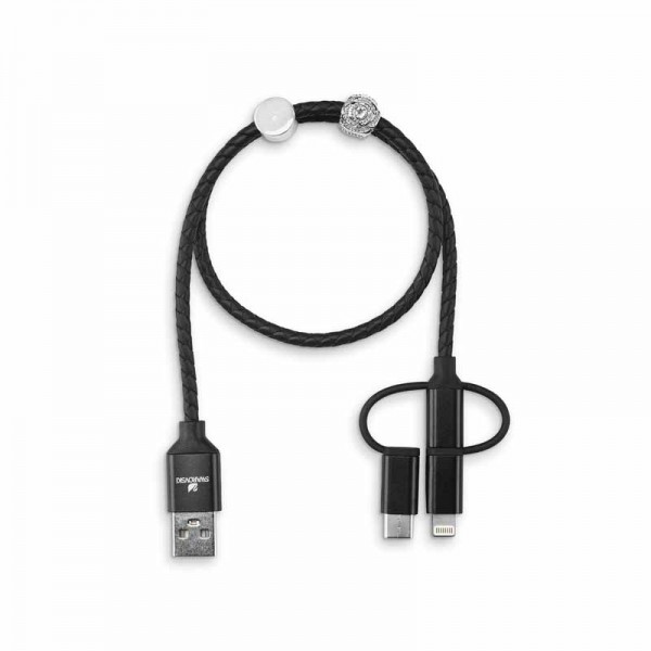 Cavo USB di ricarica Swarovski PEL-SW5434787 nero