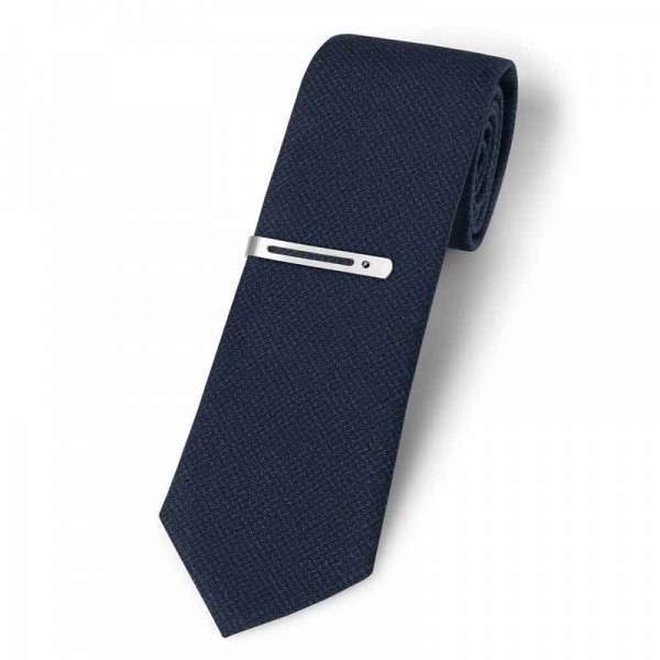 Cravatta Swarovski SW5497418 con clip blu 