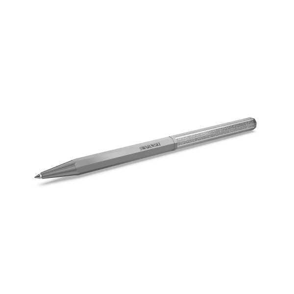 Penna sfera ottagonale SWAROVSKY Ballpoint Cristalline grigia IGO-SW5654064