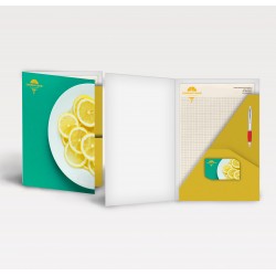Cartellina presentazione 2 lembi 4 in 1 in cf 500 pz
