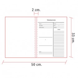 Cartellina professionale personalizzabile per Avvocati Atti mod. A cod. IGO-4C-ATTI/100