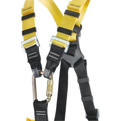 Imbracatura anti caduta con punto di attacco dorsale sternale ventrale cintura di posizionamento sul lavoro con cosciali di sostegno EAGLE6 IGONW-121144