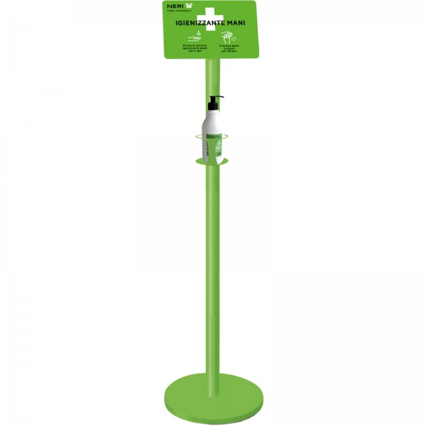 Colonna dispenser per gel mani verde NW-260084