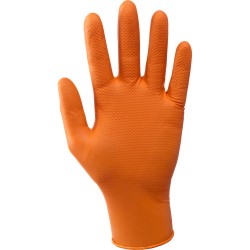 Guanti in nitrile arancione AQL 1.5 IGONW-393040