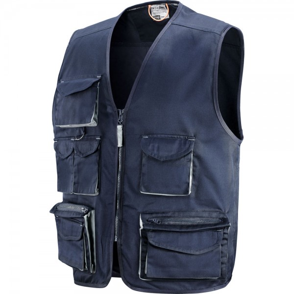 Gilet lavoro Willis IGONW-422084 bicolore blu-grigio 