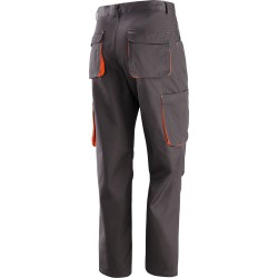 Pantalone lavoro Willis estivo IGONW-437085 bicolore grigio-arancio
