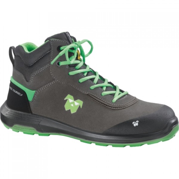Scarpa protettiva STREET H8 alta in crosta bovina scamosciata S3 SRC ESD IGO-515804