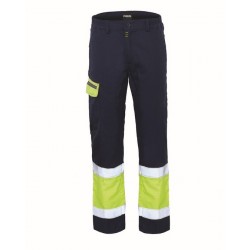 Pantalone TPS da lavoro alta visibilità giallo/blu IGO-RSS/A00151 