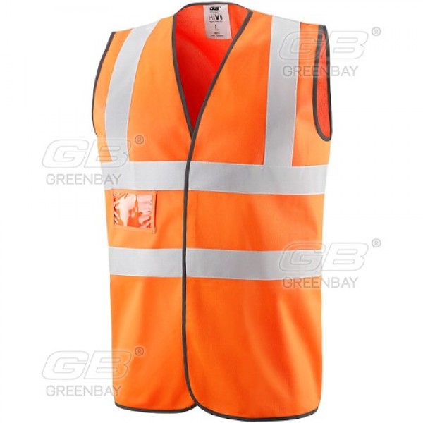 Gilet alta visibilità DPI NW-422059 arancione poliestere