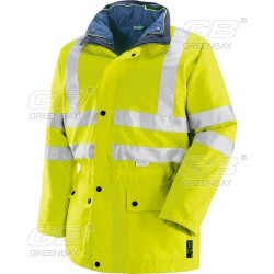 Giaccone DPI NW-423102 art. ROMEA triplo uso in tessuto GBTEX poliestere-poliuretano giallo