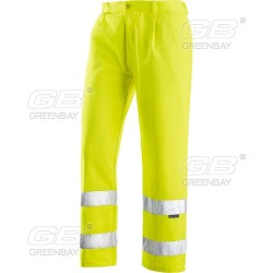 Pantalone DPI alta visibilità NW-436312 art. REFLEX in 60 cotone-40 poliestere giallo