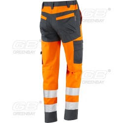 Pantalone DPI alta visibilità NW-436341 art. POSTUMIA in 60 cotone-40 poliestere arancione