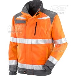 Giubbino DPI alta visibilità NW-436343 art. POSTUMIA 60 cotone-40 poliestere arancione-grigio