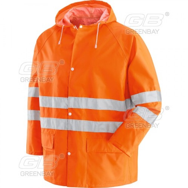Completo giacca e pantalone NW-461130 EN ISO 20471 alta visibilità in tessuto poliestere-PVC arancione