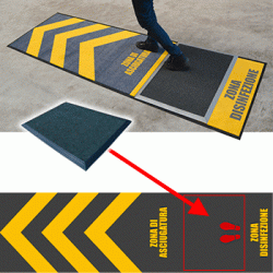 Tappeto Sani-Safe accessorio per asciugare le calzature dopo la sanificazione IGOCS-PDCJ350