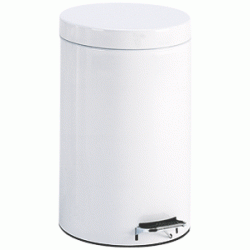 Pattumiera PVS studio medico e HACCP bianco IGO-INF059