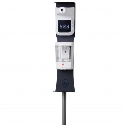 Dispenser igienizzante mani SCRIVIA con piantana e termoscanner IGO-GCS-2020-10/P