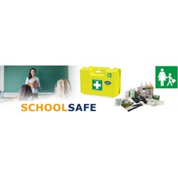 Valigetta SCHOOLSAFE fluo pronto soccorso settore scolastico IGOCS-BRV604F