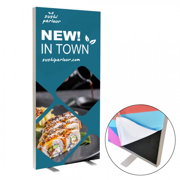Pannello fonoassorbente autoportante con stampa su tessuto IGO-IWWHL800F